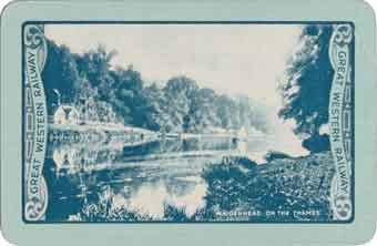 'Beautiful Britain' playing card - Maidenhead on the Thames