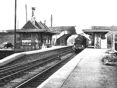 Minety Station in the late 1950s