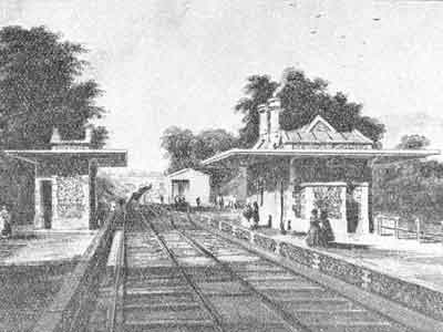 Shrivenham station, 1855 proposed additions